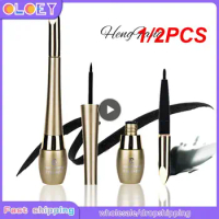 1/2PCS Hengfang Liquid Professional Eyeliner Makeup Golden Double Ended Eyeliner Make Up Long Lasting WaterproofEye Liner Pencil