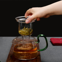 泡茶壺茶水壺透明煮茶壺過濾沖茶家用耐熱電陶爐玻璃壺小號耐高溫