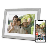 Andoer 10.1-Inch WiFi Digital Photo Frame Cloud Digital Picture Frame TFT Screen Touch Control 16GB Storage Auto Rotation Frame