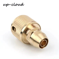 1pc pure copper 3/8" quick connector for 8/11 9/12 mm hose connector 1/2" 16mm quick coupling garden irrigation faucet adapter