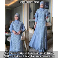baju pesta wanita renda kekinian