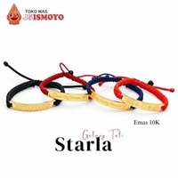 Gelang Tali Kombinasi Emas Asli Terbaru Starla New Warna Hitam
