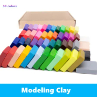 50 Pcs DIY Polymer Clay Baking Hand Casting Kit Puzzle Modeling Baby Handprint Slime Slimes Fun Toys For Children