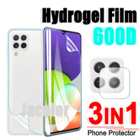 3 IN1 Hydrogel Film For Samsung Galaxy A22 A52 A52s 5G 4G Sansung A 22 52 S 52S 5 4 G Camera Glass Back Phone Screen Protector