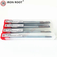 Iron Root HRC58 Two-Blade Ball End Mill, R3mm-R6mm, CNC Machining Center Milling Tool Ball End Carbide End Mill