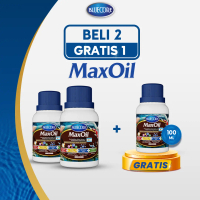 Paket Bundling Bluecore Max Oil 100ml - Beli 2 Dapat 3 - Vitamin Ikan & Perangsang Ikan untuk Nafsu 