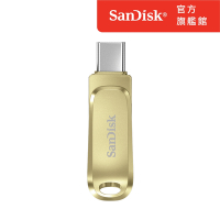 SanDisk Ultra Luxe Type-C 雙用隨身碟金色256GB(公司貨)