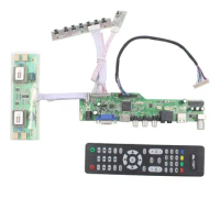 M6V5 LCD TV controller board with TV AV VGA Audio USB HDMI-compatible for 17 inch lcd panel 1280X1024 QD17EL07 REV.11