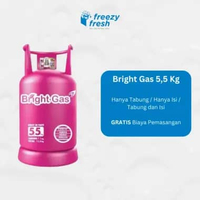 Bright Gas 5,5 kg - Tabung Dan Isi