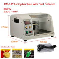 Polishing Machine With Dust Collector Mini Polishing Grinding Motor Bench Grinder Polisher Jewelry Polisher Machine 110V 220V