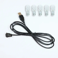 【鹽夢工場】台灣製USB鹽燈專用電線(贈6W燈泡5入)