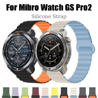 Dây đeo silicon từ tính, dành cho Mibro Watch GS Pro2, Dây đeo vòng đeo tay silicon mềm