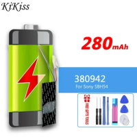 280mAh KiKiss Powerful Battery 380942 (2 line) For Sony SBH54 Digital Replacement Bateria