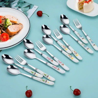 【Oddment】Sendok Korea Karakter / Sendok Karakter Bahan Stainless Steel / Sendok Karakter Stainless T