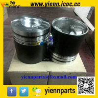 For DOOSAN DAEWOO P086TI Piston 65.06500.0214 With Pin And Clips For DAEWOO Generator Diesel Engine Repair Parts