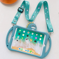 Kids Silicon Tablet Case For Apple ipad Mini 1 2 3 7.9 inch Coque Child Cover For ipad Mini1 Mini2 Mini3 Shockproof handle Funda