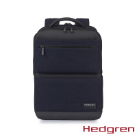 【Hedgren】NEXT商務系列 RFID防盜 14.1吋雙格層 電腦後背包(深藍)