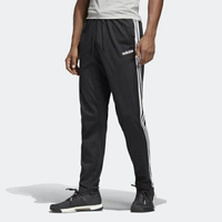 ADIDAS 愛迪達 E 3S T PANT SJ 長褲 黑色 三條線 棉質 直筒 小LOGO 男款 DU0456