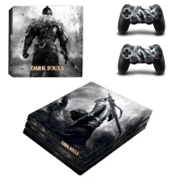Dark Souls III PS4 Pro Skin Sticker For Sony PlayStation 4 Console and 2 Controllers PS4 Pro Stickers Decal Vinyl