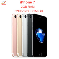 Apple iPhone 7 iPhone7 32/128/256GB ROM Original 4.7' ISP LCD 2GB RAM IOS A10 Quad Core NFC Fingerprint Unlocked 4G LTE Phone