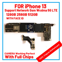 Fully Tested Authentic Motherboard For iPhone 13 128g/256g512g Original Mainboard With Face ID Cleaned iCloud