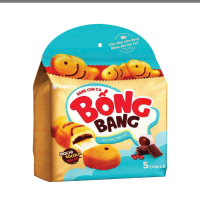 Bánh Con Cá Bống Bang Mochi Socola Đậu Đỏ Orion Gói 145Gam (5 Gói x 29Gam)