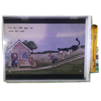 384x512 8 inch Color epaper-display ereader ebook readers Front Option with touch Panel