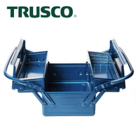 【Trusco】專業型兩段式工具箱-鐵藍 GL-350B