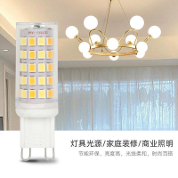 110v燈泡 燈泡 台灣專用燈泡 G9燈泡插腳LED省電110V無頻閃高壓220V節能G4燈珠水晶燈寬壓光源