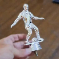 Piala Figur Patung Bola Futsal FG-37 (10 pcs) Kepala Piala Murah Bola Futsal Silver