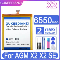 GUKEEDIANZI Replacement Battery X2 6550mAh For AGM X2 X2 SE