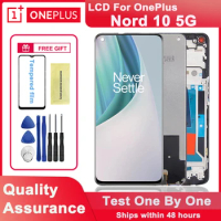 Original 6.49" Display For Oneplus Nord 10 5G LCD 10 Touches Touch Screen Digitizer Assembly For OnePlus Nord N10 5G LCD Display