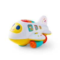 【HolaLand 歡樂島】聲光迴轉飛機(音樂聲光爬行/匯樂感統玩具)