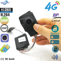 Geniuspy 5MP 2MP 3G 4G LTE IP Wireless Cctv Security Camera Module With Sim Card Wireless Audio SD Card Slot12V Power