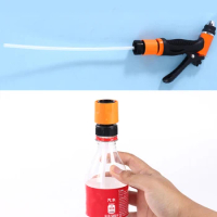 Adapter For Lithium Battery Washer Gun With Coke Bottle High Pressure Washer Gun Hose Quick Connection Tool Wash Accessories