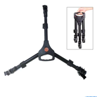 YT-900 Professional Photo Aluminum 3 Wheels Pulley Universal Foldable DSLR Camera Tripod Dolly Base Stand For Studio Photo Vide