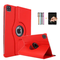 Case for Ipad Pro 12.9 Inch 2021 2020 360 Rotating Cover for Funda IPad Pro 12 9 Case 2020 Coque Auto Wake PU Leather Shell