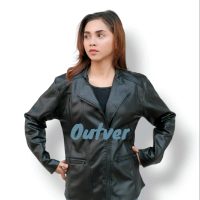 OTVR - Mrln Jaket Wanita Kulit Sintetis Viena Faux Synthetic Leather Riding Outfit Streetstyle Cewek