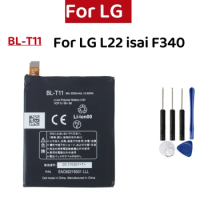 2500mAh BL-T11 BLT11 BL T11 Replacement Batteries For LG L22 isai F340 EAC62218301 Mobile Phone Battery +Tools
