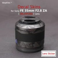 35-F2.8 Lens Sticker for Sony FE35 F2.8 ZA Lens Premium Decal Skin for Sony FE 35MM F2.8 ZA SEL35F28Z Protector Wrap Cover Film