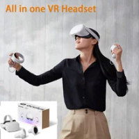 All In One Virtual Reality Headset 128 /256GB New Gaming Oculus Quest 2 VR Glasses Advanced Display Panoramic Somatosensory Game