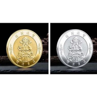 Dewa Rejeki Goldcoin / Koin Perak Koin Feng Shui Koin Koin Keberuntungan Dewa Rezeki Koin China Mone