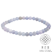 【漢石齋】天然翡翠A貨 手珠手串 紫羅蘭種帶黃翡(4.5-5.5mm/ 37pcs)