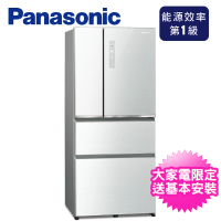 Panasonic 國際牌 610公升一級能效無邊框玻璃系列四門變頻冰箱(NR-D611XGS-W)