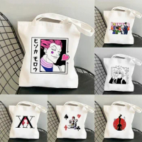 Cotton Bag Woven Boodschappentas Grab Hunter X Hunter Hxh Killua Hisoka Shopping Bag Bolsa Tote Recycle Bag
