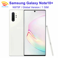 Samsung Galaxy Note10+ N975F Note10 Plus Global Version 256GB ROM 12GB RAM NFC Exynos Original 4G LTE Android Cell Phone