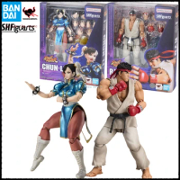 In Stock Bandai S.H.Figuarts SHF Street Fighter Ryu Chun Li Outfit 2 Action Figures Toys Collection Gifts