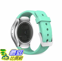 [大陸直寄] 新款三星Gear S2錶帶 R720運動版錶帶 智能手錶運動款 矽膠腕帶 矽膠新色薄荷綠