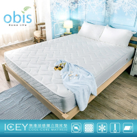 【obis】ICEY 涼感紗二線無毒蜂巢獨立筒床墊雙人特大6*7尺 21cm(涼感紗/蜂巢/無毒/獨立筒)