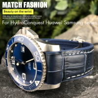 19mm 20mm 21mm 22mm Cowhide Silicone Rubber Nylon Watchband Fit for Longines HUAWEI GT2 Samsung MIDO Seiko SKX Sport Watch Strap